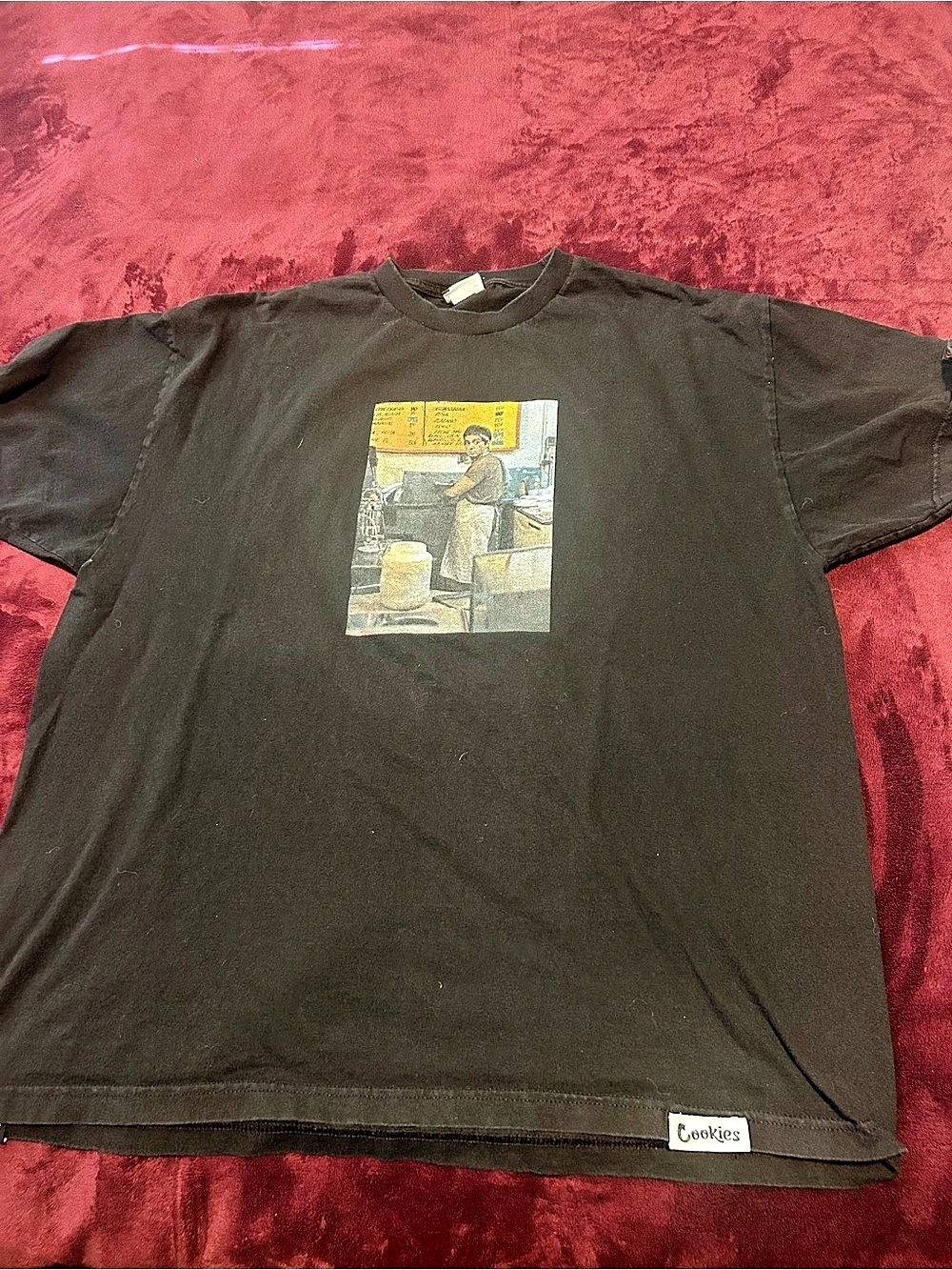 Cookies x Scarface Movie Scene Graphic T-Shirt Black